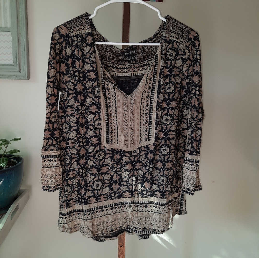 Lucky Brand sz L blouse